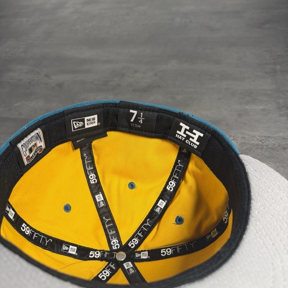 Hat Club Minnesota Twins‎ New Era Cap 7 1/4 Aqua Teal Blue Gold Maroon Burgundy - Picture 8 of 8